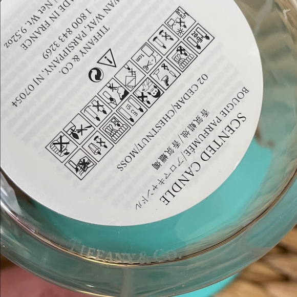 Tiffany & Co. Crystal Candle Holder w/ Blue Box & Ribbon - Picture 7 of 8